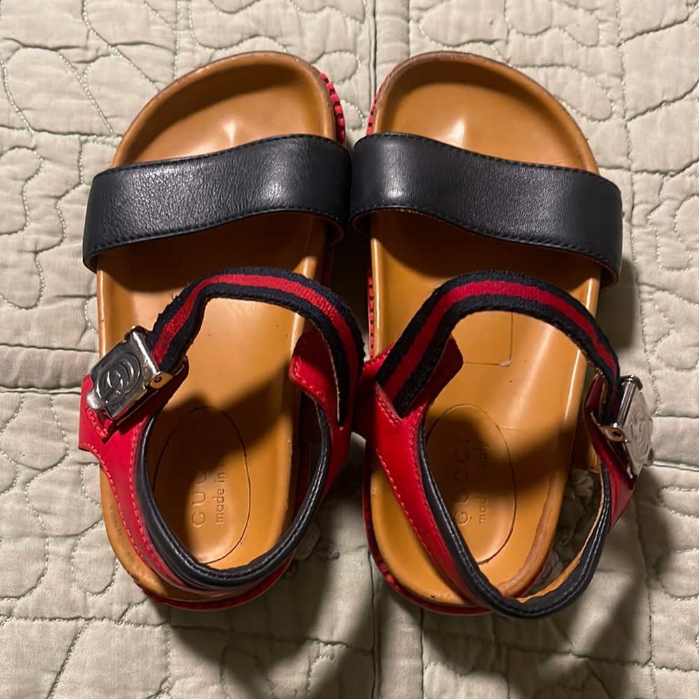 Gucci girls sandals